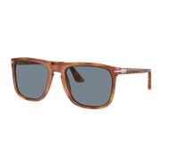 Persol Unisex Sunglass PO3336S - Frame color: Terra Di Siena, Lens color: Light Blue
