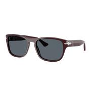 Persol Unisex Sunglass PO3341S - Frame color: Opal Burgundy, Lens color: Blue