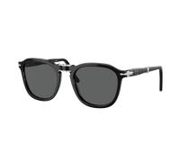 Persol Unisex Sunglass PO3345S - Frame color: Black, Lens color: Dark Grey
