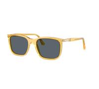 Persol Unisex Sunglass PO3357S - Renzo - Frame color: Miele, Lens color: Blue