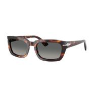 Persol Unisex Sunglass PO3367S - Frame color: Havana, Lens color: Light Grey Gradient Dark Grey
