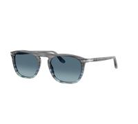Persol Unisex Sunglass PO3391S - Gae - Frame color: Striped Grey Gradient Blue, Lens color: Azure Gradient Blue