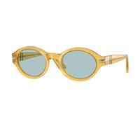 Persol Woman PO3378S LORIS 204/56 Sunglasses Acetate Yellow Blue Round Normal