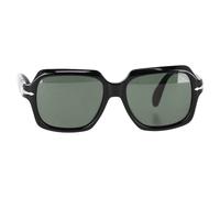 Persol Women's Preloved PO3328S Square Sunglasses in Black Acetate
