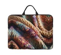 Person Leading Patterned Laptop Sleeve (16.5x12.2 inches), Anti-Collision Protective Shell, Portable Handheld Design