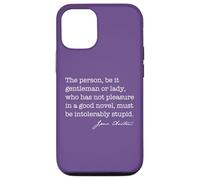 Person novel intolerably stupid Jane Austen Quote Meme BACK Case for iPhone 12/12 Pro