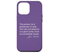 Person novel intolerably stupid Jane Austen Quote Meme BACK Case for iPhone 12 Pro Max