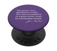 Person novel intolerably stupid Jane Austen Quote Meme BACK PopSockets Adhesive PopGrip