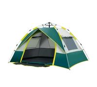 Person Tent Pop Up Water-resistant Portable Instant Automatic for Outdoor Camping Hiking Backpacking(Green for 3-4 Person)