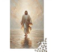 Person Walking on Water Jigsaw Puzzle for Adults 1000 Piece Jigsaw Puzzle Relaxing Focus Home Gift 52x38cm/1000pcs