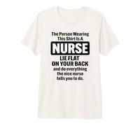 Person Wearing This is A Nurse - Sarcastic Funny Flirty Premium T-Shirt