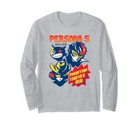 Persona 5 Comic Illustration Phantom Thieves RPG Game Long Sleeve T-Shirt