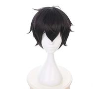 Persona 5 Kurusu Akira Black Short Wig Cosplay Costume Heat Resistant Synthetic Hair Joker Amamiya Ren Halloween Party Wigs