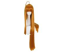 Persona 5 P5 Futaba Sakura Cosplay Wigs 100cm Orange Long Heat Resistant Synthetic Hair Wig + Wig Cap