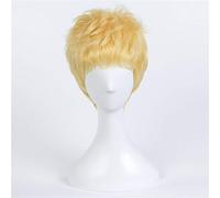 Persona 5 Ryuji Sakamoto Cosplay Wigs Short Golden Heat Resistant Synthetic Hair Halloween Party Costume Role Play Wig Perucas Kuj6766