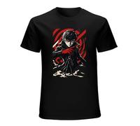 Persona 5 Short Sleeves Men's T-Shirt Cotton Black M