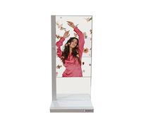 PERSONA 55” Transparent OLED Touch Screen Kiosk | Multi-Touch Display with Android OS, AR Anti-Reflective Panel, and 4K Visual Overlay for Retail, Exhibitions, Airports, and Museums