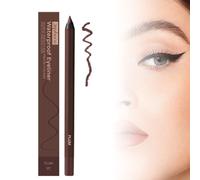 Persona Eyeliner Pencil Waterproof, 24 Hr Waterproof Eyeliner Duo Sharpenable Eye Pencil, No Smudging, Fading, Smooth and Easy to Color, 2 in 1 Eye Liner and Eyebrow Pencils(Plum)