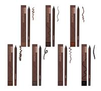 Persona Eyeliner Pencil Waterproof, 24 Hr Waterproof Eyeliner Duo Sharpenable Eye Pencil, No Smudging, Fading, Smooth and Easy to Color, 2 in 1 Eye Liner and Eyebrow Pencils(7pcs)