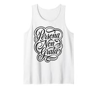 Persona Non Grata Latin Phrase Ancient Rome Tank Top