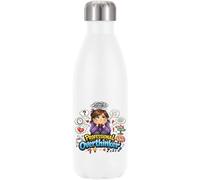 Persona Struggling with Overthinking Vacuum Insulated Thermal Water Bottle White