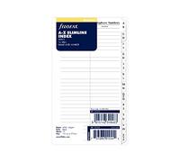 Personal A-Z slim index white name & tel