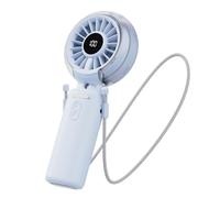 Personal Adjustable Settings Desk Fan with 100-Level Speeds Mini Personal Pocket Fans Ice Feeling Handheld Fan for Women Girl Gift