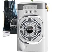 Personal Air Conditioner, Table Air Circulator with 3 Speeds, 7-Color Night Light, Quiet Desk Humidifier for Offices, Home, and Cubicle Accessories, 10.24 x 6.3 inches, 760 g