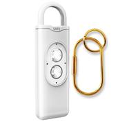 Personal Alarm 130 DB Loud Siren Panic Button for Women (White)