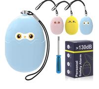 Personal Alarm for Women Extra Loud Double Speakers 130DB, Panic Alarm First with Low Battery Notice with Strobe Light, Safety Alarm Keychain Siren