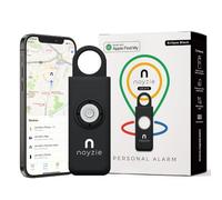 Personal Alarm for Women with GPS Tracker - Self Defence Keychain with Siren, Works with Apple Find My App, 130dB Loud Safety Alarm Sound, USB Rechargeable Bluetooth Key Finder (Eclipse Black)