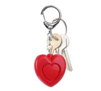 Personal Alarm Keychain - 125dB Heart-Shaped Safety Device, Security With Built-in Light, Compact Emergncy Protection Tool | Kids Elderly Women Portable Defense Device For Walking Alone Running