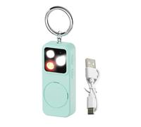 Personal Alarm - Keychain Siren, USB C Rechargeable, 6cm Sṫrobe Light SOS Safety Device Portable ĖMëRGENCY Alert | Self Defense Protection For Women Elderly Teens Students Activation Rescue Signal