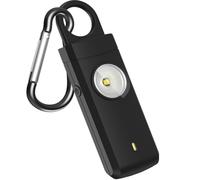 Personal Alarm Personal Safety Alarm with 125db Siren and Strobing LED Light - Self Defence Rope Keyring Keychain for Women, Men, Elderly & Dog Walkers