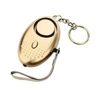 Personal Alarm, Personal Security Alarm Keychain With LED Flashlight 140DB Loud Police Approved Self Defense Security Alarm Rape Safety Alarm For Women Girls and Elders (GOLD)