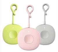 Personal Alarm with GPS Location Tracker and Loud 120DB Siren, Police Approved Smart Self Defence Keychain Alarm for Women, Men, Children and Elderly (Pastel Pink)