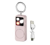 Personal Alarm with Rechargeable LED Lights 150 dB | Keychain Alarm for Self-Defense and Security | for Safety in University, Daily Travel, Women, Girls, Children and