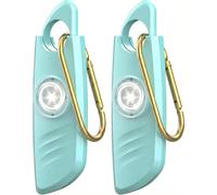 Personal Alarms for Women, 2 Packs Self Defence Rape Alarm 140db Siren, Safe Sound Personal Security Panic Alarm, Strobe Light & Key Chain Personal Safety Devices for Women Men Girls Children Elderly