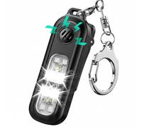 Personal Alarms for Women with SOS Strobe Light, Rechargeable Clip On Torch & IPX4 Waterproof Running Lights,Self Defence Rape Alarm for Women, Safety Siren with Keychain for Runners Kids and Elderly