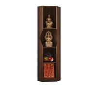 Personal Altar Table with Storage - 18.8in Chinese Meditation Cabinet Small Prayer Sanctuary for Living Room Brown - Ideal for Spiritual Practices & Home Decor