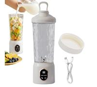 Personal Blender | 600 ml Refillable with Leakproof Lid - Blender Shaker for Juices and Smoothies | for Smoothies and Milkshakes Kitchen Office Travel Gym Exercise Outdoor Camping