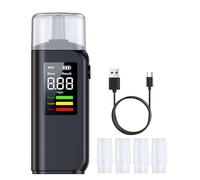 Personal Breathalyzer Device, LED Display Alcohol Tester, High Accuracy Portable Detector, Digital Breath Sensor with Fast Reading, Compact Safety Tool for Tracking Blood Alcohol Level, Men Women