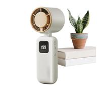 Personal Breeze, USB Cooler, Compact Airflow, Fold Device, Recharge Battery, Out Hiking, Camp Vacation, Sports Commute, Pack Fishing, Handheld Desk