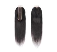 Personal Care 2x6 inch HD Swiss Lace Closure Hair Straight Natural Hair Line Human Hair Natural Black Color Hairs Extensions(8inch)