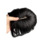Personal Care 8x10cm Brazilian Human Hair Extensions Clip In Hairpieces Increase Hair Volume Short Hair Toppers Non-Remy Machine Length 6 inches Hairs Extensions(Black)