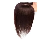 Personal Care Clip in Silk Base Hair Topper Human Women for Thinning Hairs Hairs Extensions(Brown,12 INCH_10X12CM)