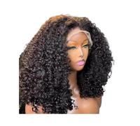 Personal Care Deep Curly Wave Short Bob Wig Brazilian Human Hair 13x4 Lace Front Curly Wigs For Women 200% Density Hairs Extensions(12inch)