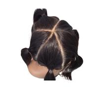 Personal Care Full Lace Human Hair Wigs For Black Women Straight HD Transparent Lace Wig Pre Plucked Brazilian Remy Hair Hairs Extensions(8inch)