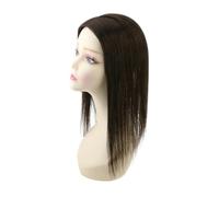 Personal Care Hair Topperes Human Hairs Mono Base 13x13 cm Toppers For Women with Thinning Hand Made Topper Piece Clip In Haires Hairs Extensions(16inches,Dark Brown)