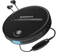 Personal CD Player | Portable Walkman with Included In-Line Control Earphones |